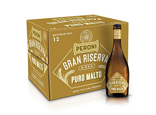 Birra Peroni Gran Riserva Puro Malto - Cassa da 12 x 50 cl (6 litri)