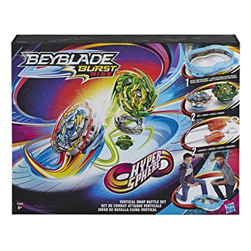 Beyblade Burst Rise Hypersphere - Set completo con Beystadium, 2 giocattoli da combattimento e 2 lanciatori, età 8 e in su