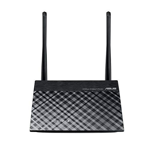 Asus RT-N12+ Router Wireless N 300Mbps / Access Point, Universal repeater SW Switch / 2 Antenne esterne ad alto guadagno 5dBi / 4-Network-in-1