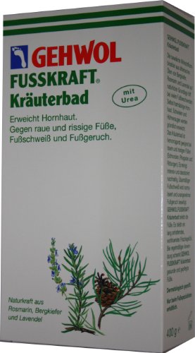 Gehwol, pediluvio di erbe Fusskraft, per piedi ruvidi e screpolati, concentrato da bagno