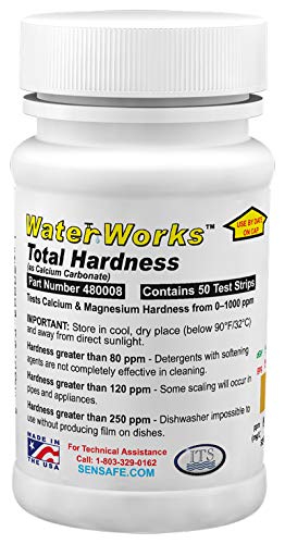 Waterworks - Strisce test durezza acqua Total Hardness (50 strisce)