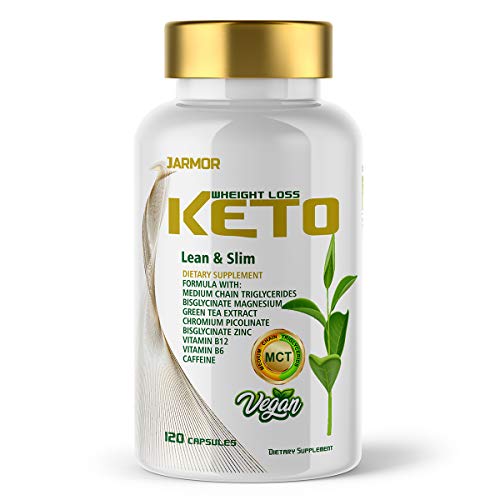 Jarmor KETO Diet Pillole Dimagranti Brucia Grassi Potenti Veloci Efficaci Dieta Chetogenica 120 cps