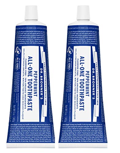 Toothpaste Peppermint Dr. Bronner's 5 oz Paste (2) by Dr. Bronner's