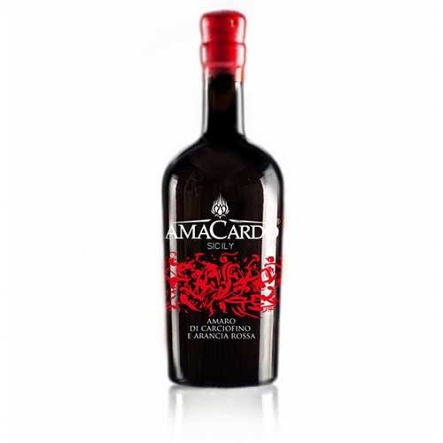 Amacardo Red - Amaro di Carciofino selvatico dell’Etna e Arancia Rossa di Sicilia by Nelson Sicily