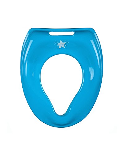 Riduttore WC per bambini in 3 colori - riduttore Wc universale 37 x 32 x 4 cm (Azzurro)