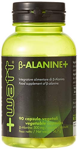 +Watt Beta-Alanine+, Integratore Alimentare di β-Alanina, 90 Capsule