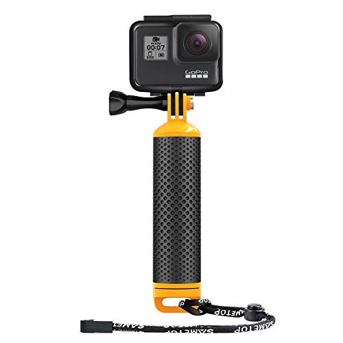 Sametop, impugnatura galleggiante impermeabile, compatibile con GoPro Hero 8, 7, 6, 5, 4, Session, 3+, 3, 2, 1, Hero (2018), Fusion, DJI Osmo Action Camera