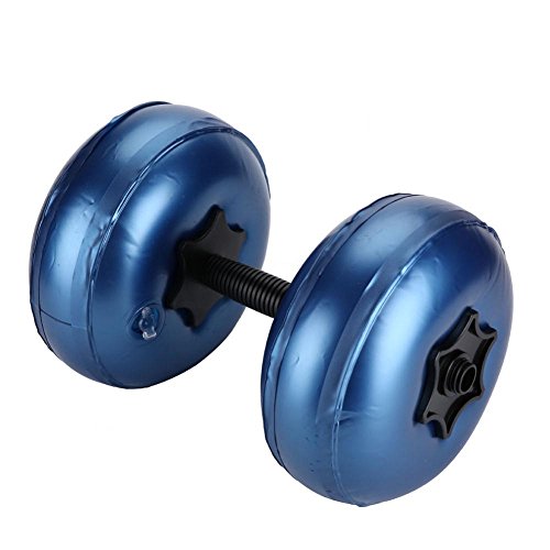 VIFER Manubri - Manubri Regolabili Bilancieri Riempiti d'Acqua Set di Attrezzi per Manubri Fitness Ecologici(8-10kg-Blu)