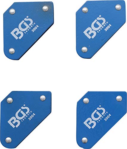 Bgs 3004 Set di mini supporti magnetici, confezione da 4 pezzi da 45°, 90°, 135°