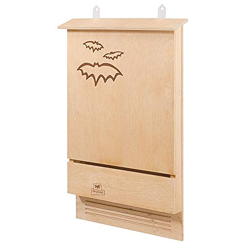 Ferplast Casetta pipistrelli BAT HOUSE Bat box in legno FSC, Protezione anti zanzare e insetti ecologica naturale