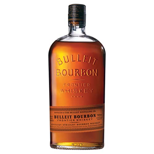 Bulleit Bourbon Frontier Whiskey – Whiskey Americano ad alto contenuto di segale, distillato e invecchiato secondo la tradizione del Kentucky – In bottiglia vintage – 1 x 70 cl