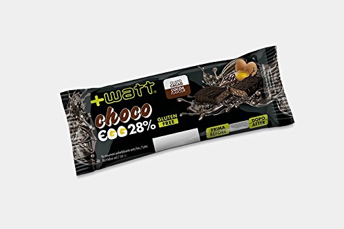 [SUPER NOVITA'] 24x +WATT CHOCO EGG 28% PROTEIN BAR 40g (GUSTO CACAO), deliziose barrette con PROTEINE DELL'UOVO, senza latte o derivati - NT INTEGRATORI GARANZIA DI QUALITA'