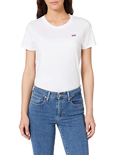 Levi's The Perfect Tee, T-shirt Donna, Bianco (White Cn 0006), Medium