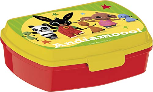 Bing Sandwich Box per Bambini, Giallo/Rosso