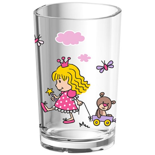 Emsa 516274 Kids Bicchiere Bambini, Decorazione Princess, Multicolore