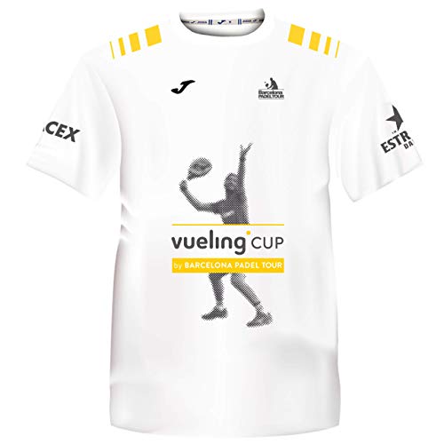Maglietta a maniche corte tecnica Vueling Cup da uomo bianco puro XXL