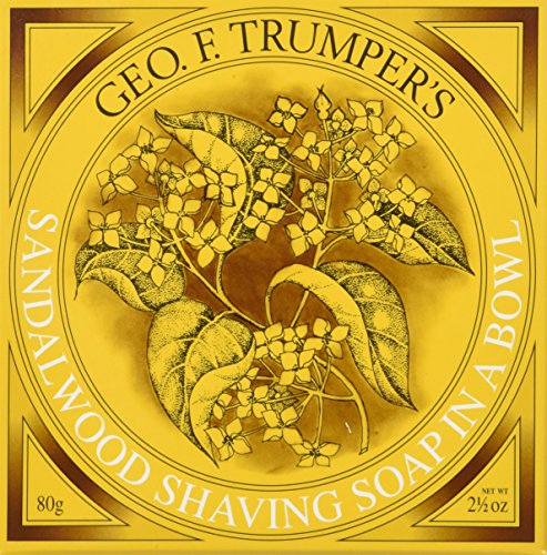 Geo F Trumper - Ciotola da barba in legno di sandalo (pelle normale)
