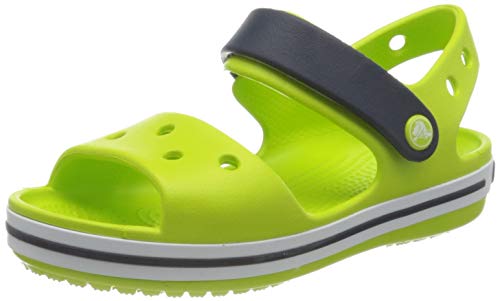 Crocs Crocband Sandal Kids, Unisex-Bambini, Lime Punch, 19 EU