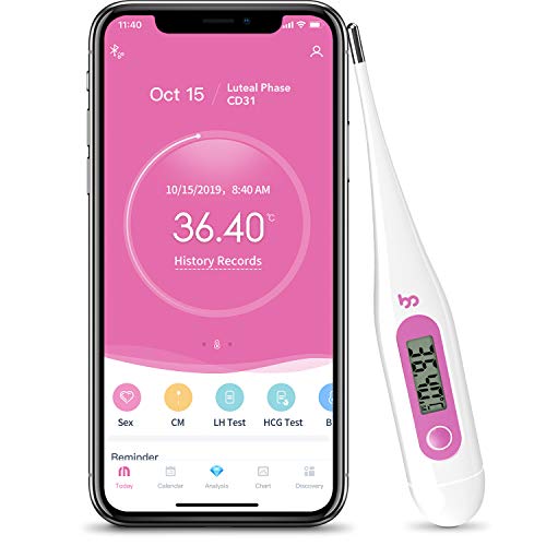 Femometer Termometro basale digitale per indicare il periodo di ovulazione, Test BBT Altamente Sensibile FertilitÀ E Ovulazione Digitale Traccia Per Gravidanza