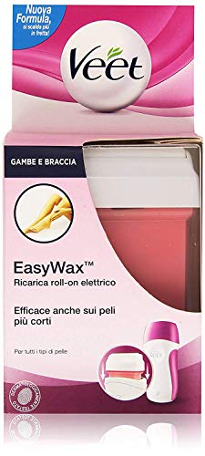 VEET Ricarica Roll-On Gambe e Braccia, Easy Wax, 50 ml