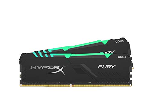 HyperX Fury HX432C16FB3AK2/16 Memoria DIMM DDR4, 16 GB, (Kit 2x8GB) 3200 MHz, CL16 1Rx8 RGB