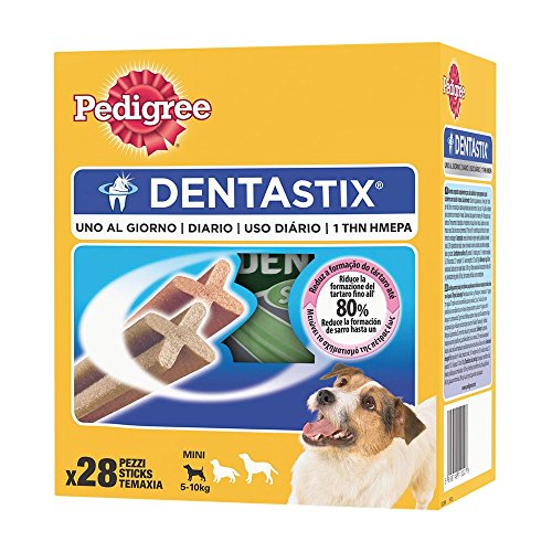 Pedigree DentaStix Mini - Snack per l'igiene orale per cuccioli e cani di taglia piccola (28)