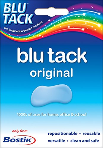 Bostik Blu-tack Original Mastic Putty Adhesive Non-toxic Blue 60g Ref 801103