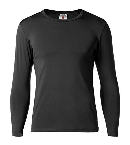 LAPASA Uomo T-Shirt Termica Pacco da 2 o 1 –Ti Tiene al Caldo Senza Stress- Intimo Maniche Lunghe Invernale Lightweight M09