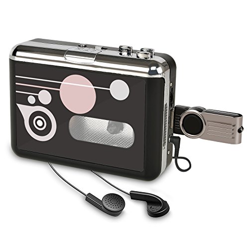 Rybozen Cassette Player Standalone Portable Digital USB Audio Music/Cassette per MP3 Converter con OTG Salva su USB Flash Drive/Nessun PC richiesto