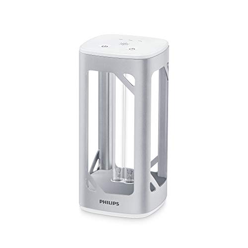 Philips Lampada da Tavolo UV-C per la Disinfezione di Ambienti, 24 W, Alluminio [Amazon Exclusive]