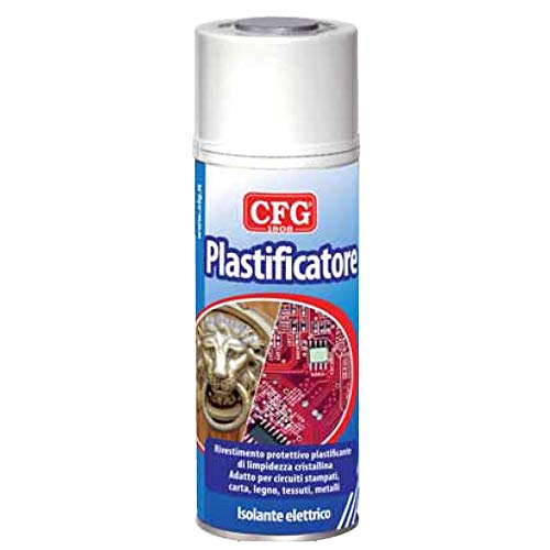 CFG Plastificante Spray Pellicola Protettiva Trasparente Impermeabilizzante 400ml Plastificatore