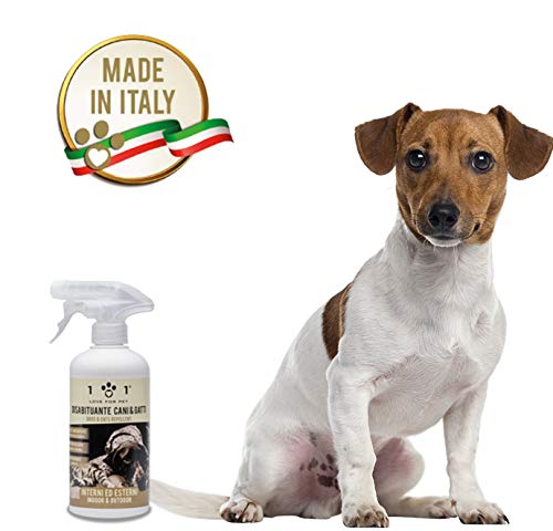 Linea 101 Disabituante Repellente Spray Naturale e Vegetale - con Azione Igienizzante, per Cani e Gatti, 500ml