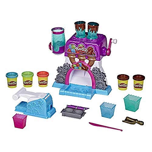 Play-Doh - La fabbrica dei cioccolatini (Playset Kitchen Creations con 5 vasetti di pasta da modellare Play-Doh)