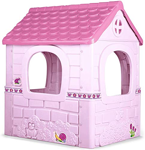 Feber- Fantasy House Casetta da Gioco, Rosa, Grande 800012222