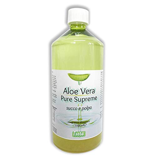 Aloe Vera pura succo e polpa - senza aloina - 1000ml