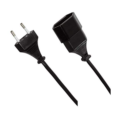 Odedo prolunga europea, cavo di alimentazione CEE 7/16 maschio a femmina, 2 metri, Power Extension Cable