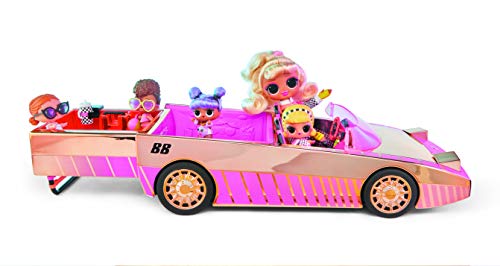 L.O.L. Surprise!- 565222 L.O.L Car-Pool Coupe with Exclusive Doll, Surprise Pool & Dance Floor, Multicolore, 565222