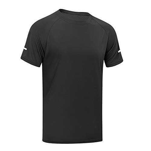 MEETYOO T-Shirt Uomo, Magliette Manica Corta Sportive Maglia per Running Corsa Fitness
