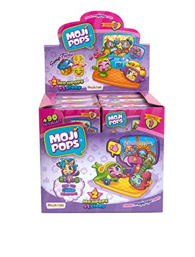 MojiPops Story Box Serie 1 Figure da Collezione Colore Assortito, PMP1D612IN00