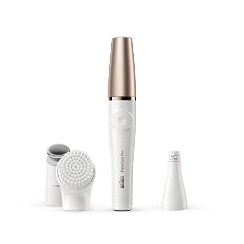 Braun FaceSpa Pro 911 Epilator – 3-in-1 Facial epilating, vitalizing & skin toning system for salon beauty at home