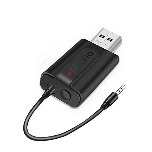 Abafia Adattatore Bluetooth USB, USB Trasmettitore Ricevitore Bluetooth 5.0 Mini 2 in 1 Adattatore con 3.5mm AUX Wireless Bluetooth Adattatore Audio per TV/PC/Telefoni/Altoparlanti/Autoradio