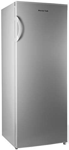 PremierTech PT-FR153S Congelatore Verticale Freezer 160 litri 4**** Stelle 3 Cassetti e 2 Sportelli (Silver)