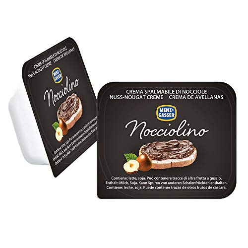 Menz&Gasser Nocciolino, Crema di Nocciole Spalmabile Monodose, 120 Porzioni x 20 g
