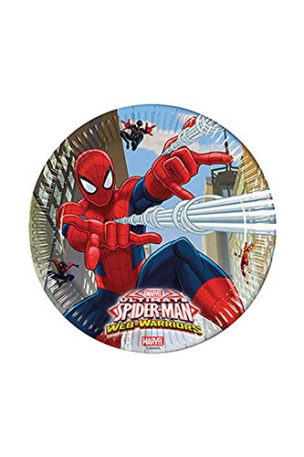 Piatti Spider-Man Warriors 8 pezzi