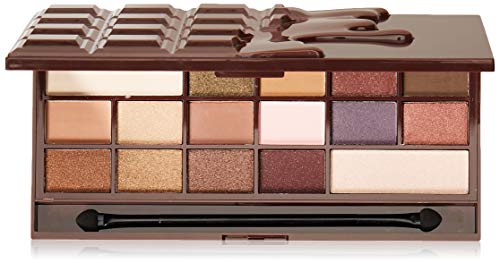 Makeup Revolution, heart makeup eyeshadow palette, colori cioccolato, 22 g
