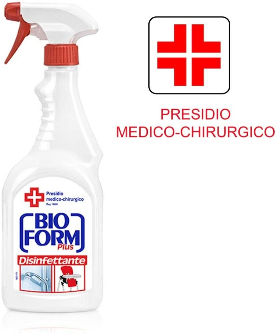 BIOFORM 6 Pezzi Plus Disinfettante Presidio Medico Chirurgico per superific Spray PMC. 750 ml [ Totale 4500 ml ]