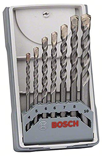 Bosch 2 607 017 082, Set punte per trapani, 7 pezzi, Grigio