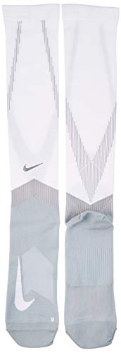 Nike U NK SPARK COMP KNEE HIGH Calzini, Unisex – Adulto, white/wolf grey/(white), 4-5.5