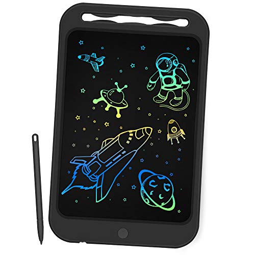 Richgv LCD Writing Tablet color (Nero, 10 Pollici)