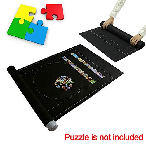 ONEVER Puzzle Borsa da Viaggio, Tappeto Puzzle Set Arrotolato Feltro, Tappeto Fino a 1500 Pezzi Accessorio Puzzle Puzzle